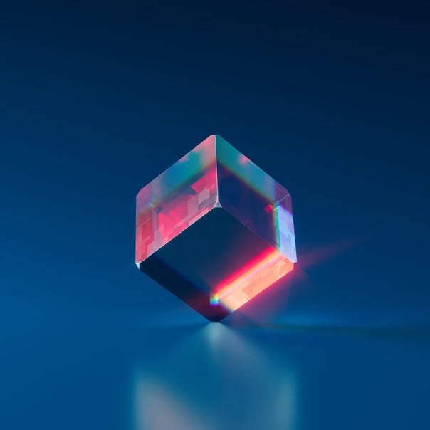 marketing for this brand - a prismal cube